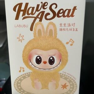 Labubu 'Have A Seat' Plush Toy